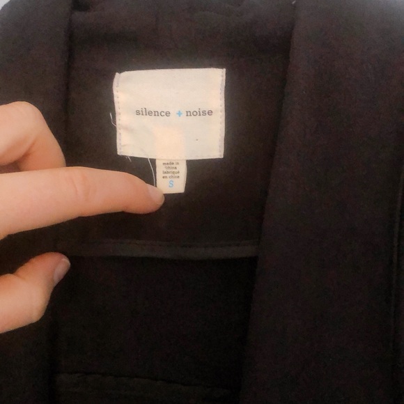 Silence + Noise Black Jacket - Picture 2 of 3